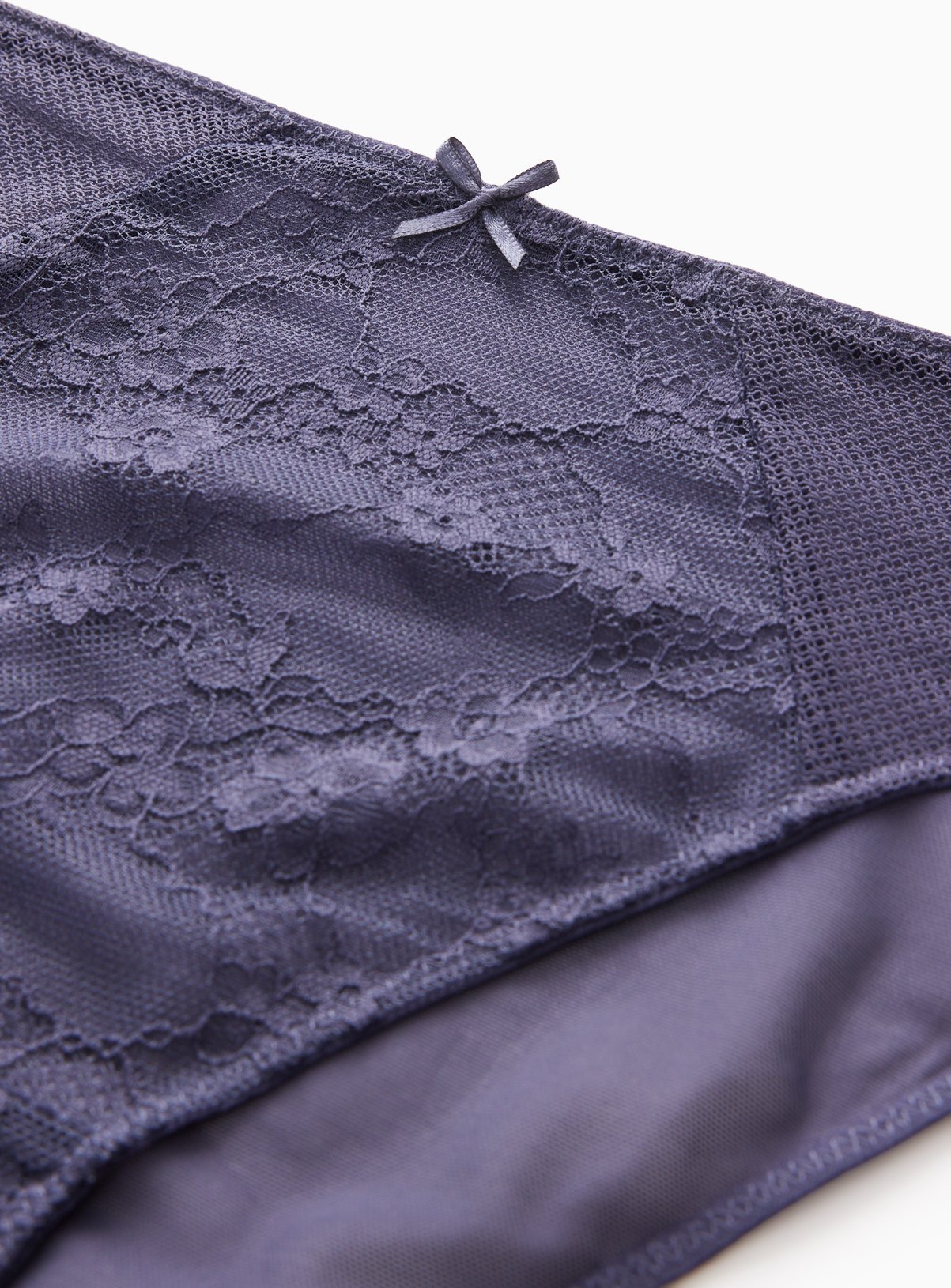 Mia Greystone Lace High Leg Knickers 3 Pack 8 - Image 3 thumbnail